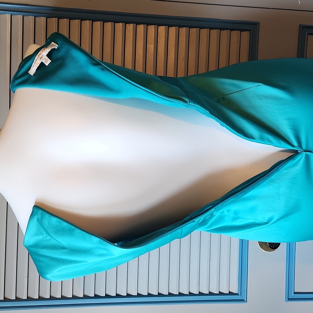 Evan Picone Turquoise Dress - Picture 11 of 13